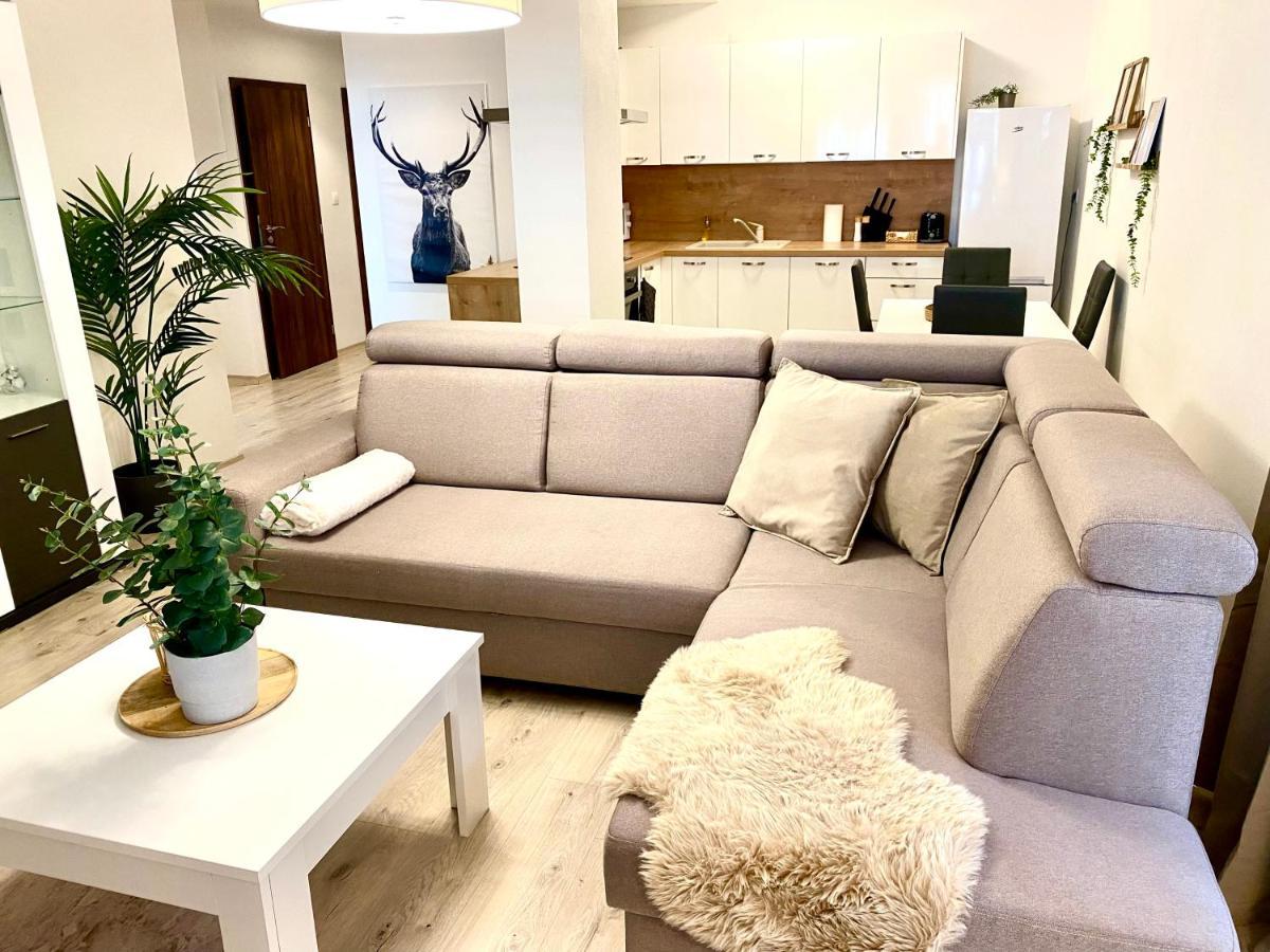 The Elite Suite Downtown A/C & Garage Parking Bratislava Bagian luar foto